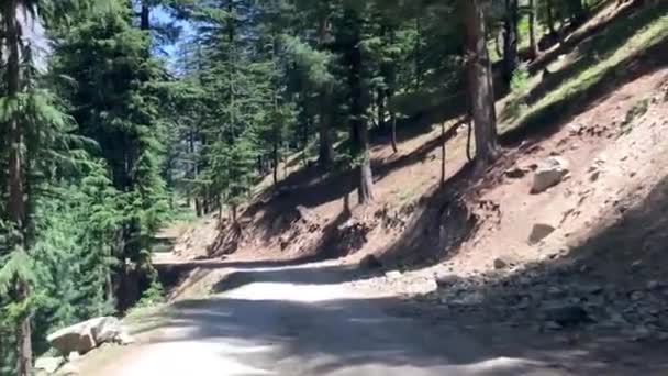 Dirt Road Mahodand Lake Kalam — Stock video