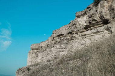 Çölde bir kaya oluşumu. Hafif cins