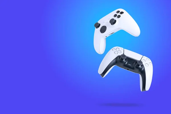 Next Generation Game Controllers Geïsoleerd — Stockfoto