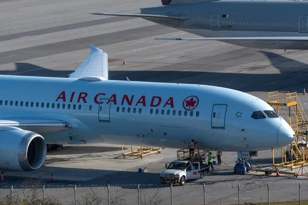 Air Canada Boeing Parkerad Gru Airport Underhåll Maj 2022 Sao — Stockfoto