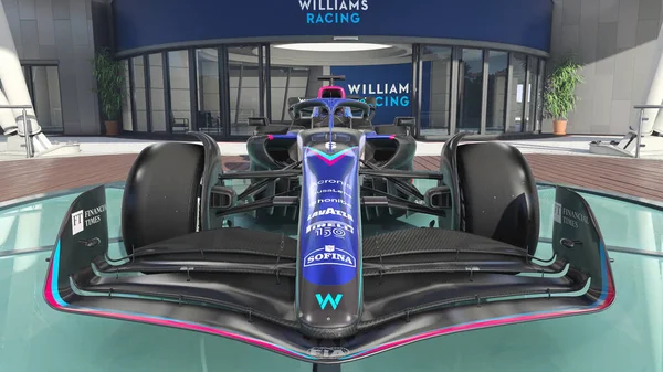 Williams Car Illustration Jul 2022 Sao Paulo Brasil — Foto de Stock