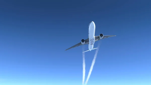 하늘을 777 카타르 2022 카타르 — 스톡 사진
