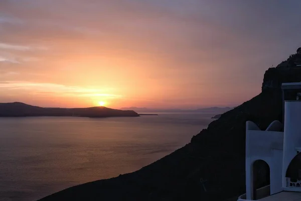 그리스의 산토리니에 아름다운 오렌지 — 스톡 사진