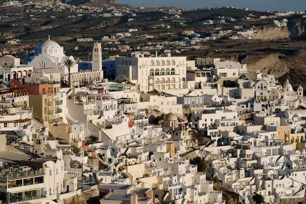 Santorini Grekland Maj 2021 Fantastisk Utsikt Över Den Berömda Byn — Stockfoto