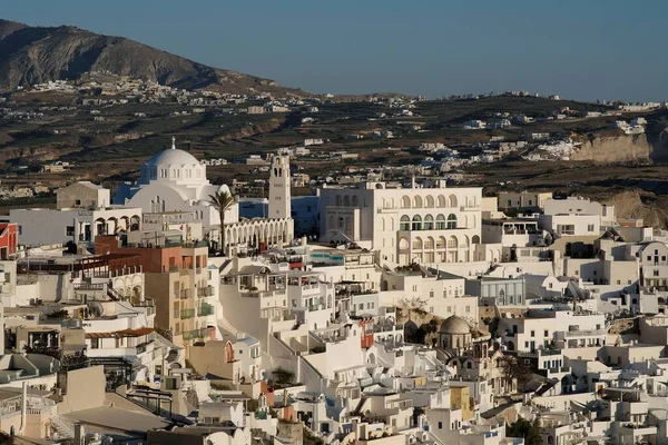 Santorin Griechenland Mai 2021 Erstaunlicher Blick Auf Das Berühmte Dorf — Stockfoto