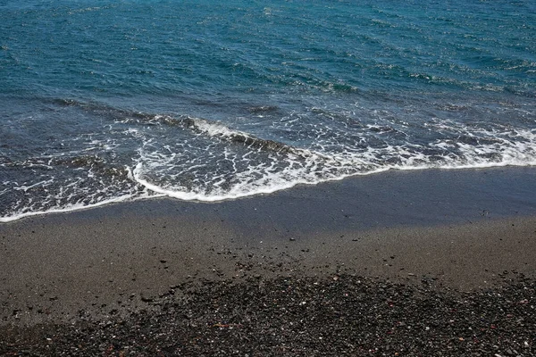 Вид Знаменитый Пляж Vlychada Санторини Греция — стоковое фото