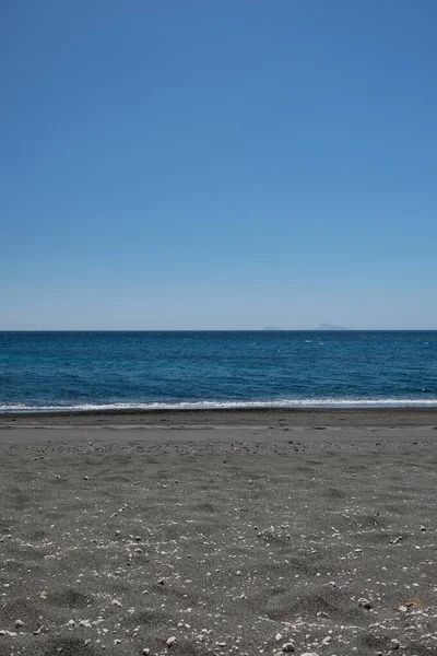 Blick Auf Den Berühmten Strand Von Vlychada Auf Santorin Griechenland — Stockfoto