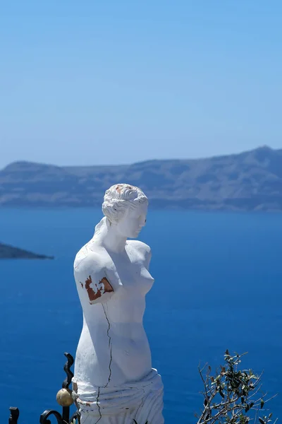 Santorin Griechenland Mai 2021 Nachbildung Der Göttin Aphrodite Auf Santorin — Stockfoto