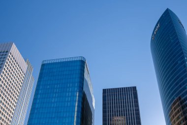 Paris, Fransa - 27 Şubat 2022: Paris 'teki EDF merkez binaları 