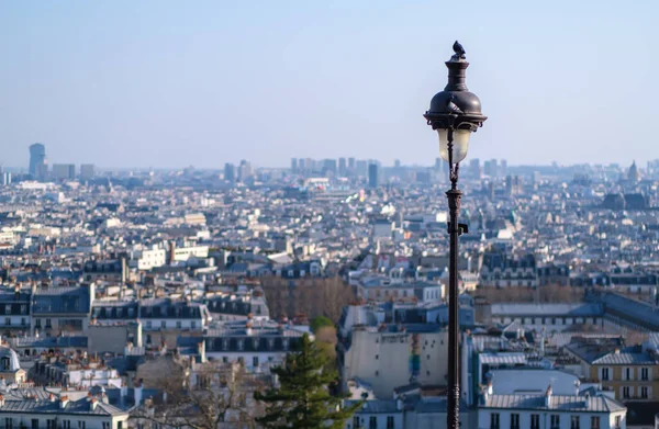 Παρίσι Γαλλία Μαρτίου 2022 Πανοραμική Θέα Του Παρισιού Και Ένα — Φωτογραφία Αρχείου
