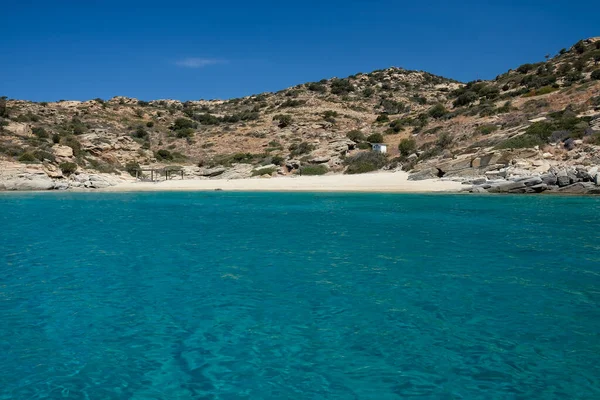 Den Paradisiska Stranden Med Turkost Vatten Och Gyllene Sand Pikri — Stockfoto