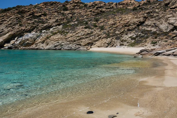 Den Paradisiska Stranden Med Turkost Vatten Och Gyllene Sand Pikri — Stockfoto