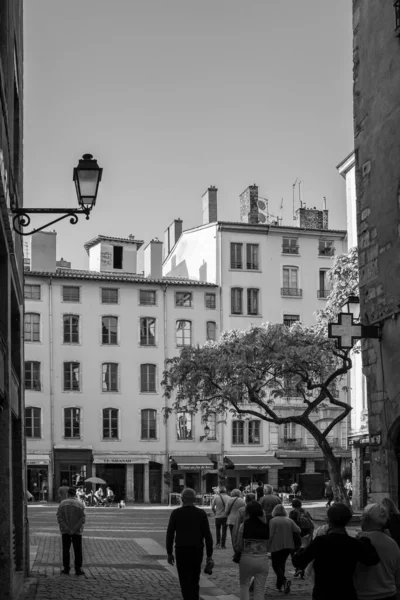 Lyon France May 2022 Typical Residential Buildings Old City Lyon — Stock Photo, Image