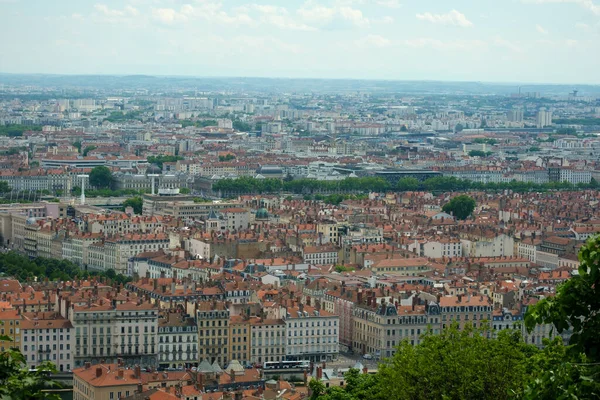 フランス リヨン2022年5月10日 リヨンの美しい街のパノラマビュー — ストック写真