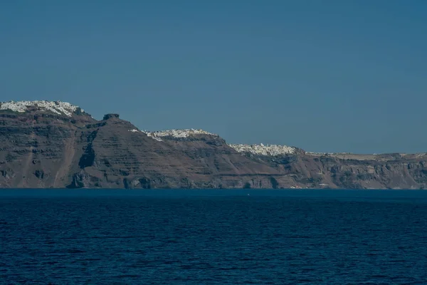 Panoramic View Imerovigli Firostefani Fira Santorini — ストック写真
