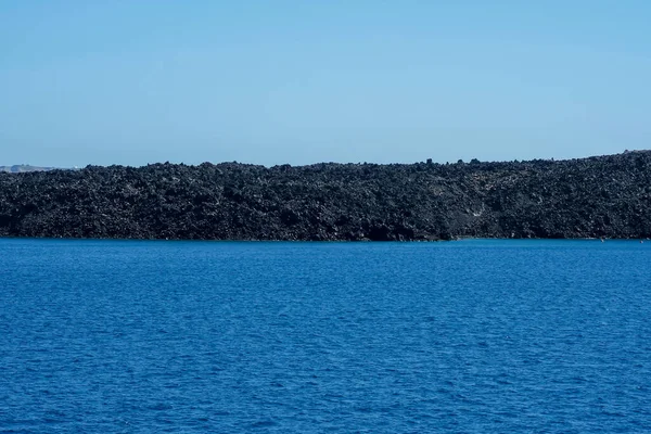 Close View Island Volcanic Origin Nea Kameni Has Been Formed — ストック写真