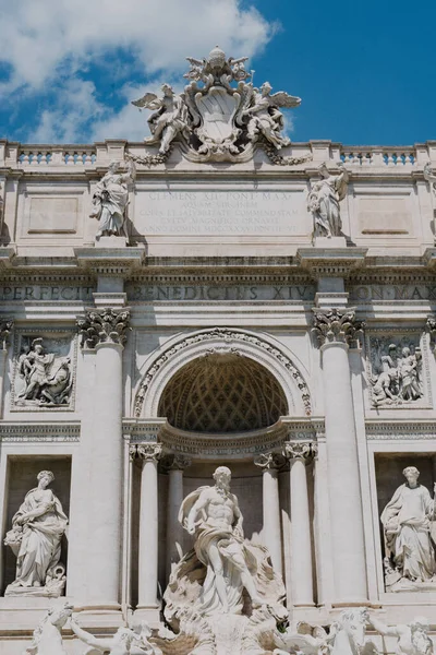 Trevi Fountain, Fontana di Trevi, Ρώμη, Ιταλία — Φωτογραφία Αρχείου