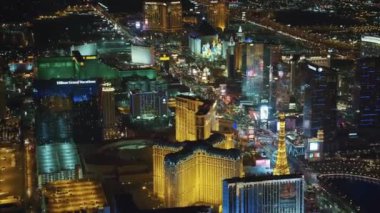 Las Vegas, Night, Nevada, City Lights, Aerial View, Las Vegas Bulvarı