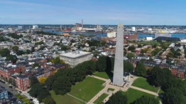 Boston, Hava Manzarası, Bunker Hill Anıtı, Charlestown, Massachusetts