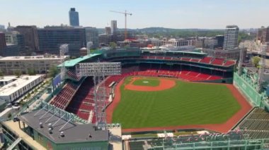 Boston, Fenway Park, Aerial View, West Fens, Massachusetts