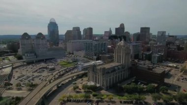 Cincinnati, Şehir Merkezi, İnanılmaz Manzara, Ohio, Hava Manzarası