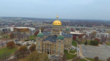 Des Moines, Iowa Eyalet Meclisi, İnanılmaz Manzara, Hava Manzarası, Şehir Merkezi