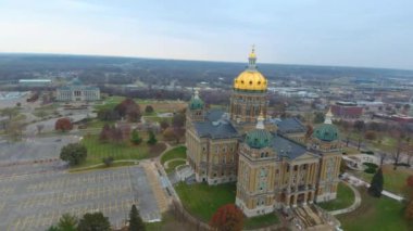 Des Moines, Iowa Eyalet Meclisi, Hava Manzarası, İnanılmaz Manzara, Şehir Merkezi