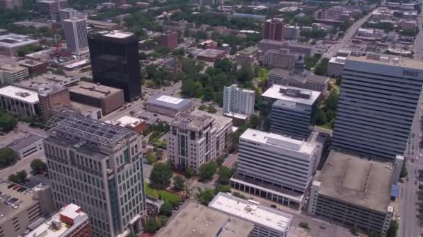 Columbia Carolina Del Sur Paisaje Increíble Centro Ciudad Vista Aérea — Vídeo de stock