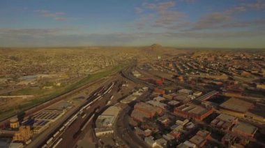 El Paso, Hava Manzarası, Meksika Sınırı, İnanılmaz Manzara, Teksas