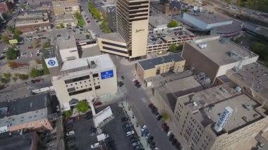 Fargo, Kuzey Dakota, Drone View, İnanılmaz Manzara, Şehir Merkezi