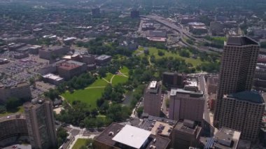 Hartford, Hava Manzarası, Şehir Merkezi, İnanılmaz Manzara, Connecticut