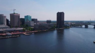 Norfolk, Aerial View, Elizabeth River, Downtown, Virginia