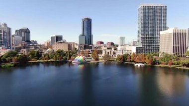 Orlando, Aerial View, Downtown, Eola Gölü, Florida, İnanılmaz Manzara
