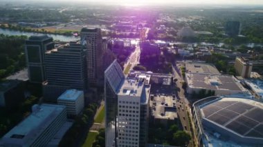 Sacramento, Hava Manzarası, Şehir Merkezi, Kaliforniya, İnanılmaz Manzara