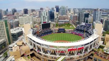 San Diego, Petco Park, Aerial View, Downtown, California