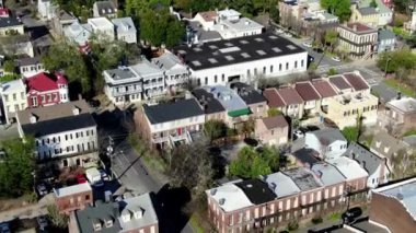 Savannah, Aerial View, Historic District - South, Georgia