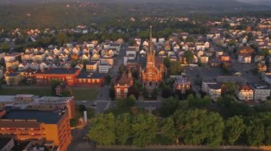 Manchester, Havacılık Manzarası, Şehir Merkezi, New Hampshire, İnanılmaz Manzara