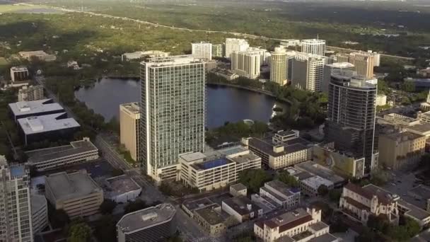 Orlando Luchtfoto Downtown Amazing Landscape Florida — Stockvideo