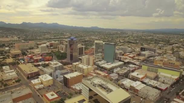 Tucson Aerial View Arizona Downtown Amazing Landscape — Stock Video