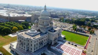 Providence, Rhode Island Eyalet Binası, Şehir Merkezi, Hava Manzarası, İnanılmaz Manzara