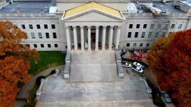 Charleston, Batı Virginia Eyalet Meclisi, Drone View, İnanılmaz Manzara, Şehir Merkezi