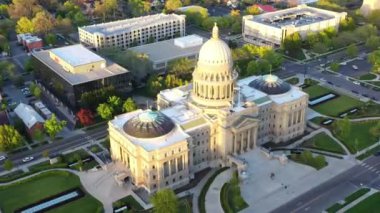 Boise, Idaho Eyalet Meclisi, İnanılmaz Manzara, Hava Manzarası, Şehir Merkezi