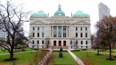 Indianapolis, Indiana Eyalet Meclisi, Indiana Eyalet Binası, Şehir Merkezi, Hava Manzarası