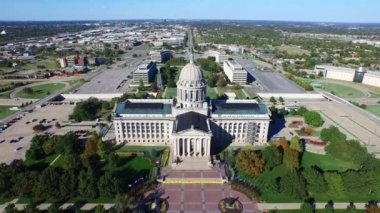 Oklahoma City, Drone View, Oklahoma State Capitol, Amazing Landscape, Downtown