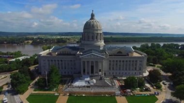 Jefferson City, Missouri Eyalet Meclisi, İnanılmaz Manzara, Şehir Merkezi, İnsansız Hava Aracı Manzarası