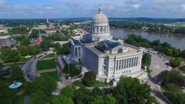 Jefferson City, Missouri Eyalet Meclisi, Hava Manzarası, İnanılmaz Manzara, Şehir Merkezi