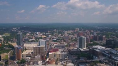 Stamford, Drone View, Downtown, Connecticut, Amazing Landscape, Long Island Sound