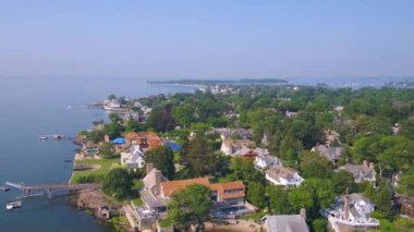 Stamford, Connecticut, Drone View, Waterside, Amazing Landscape, Long Island Sound