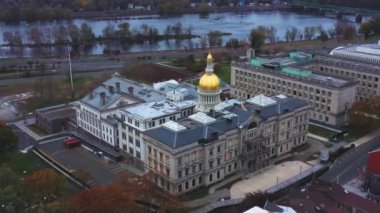 Trenton, New Jersey State House, Aerial View, Downtown, Amazing Landscape