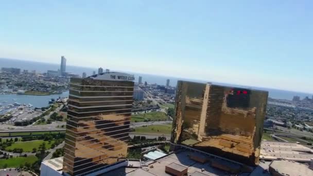 Atlantic City Drone View Borgata Water Club New Jersey — Video